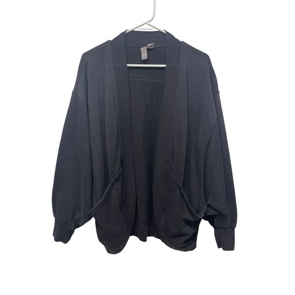 Sweaty Betty London Cora Cardigan Shrug open front black size Medium - Picture 1 of 6